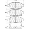 PosiQuiet Ceramic Pads 2000-2000 Toyota Echo - image 3