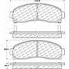 PosiQuiet Ceramic Pads 2001-2005 Ford Explorer Explorer Sport Trac - image 1