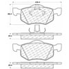 PosiQuiet Ceramic Pads 2001-2004 Ford Mazda Escape Tribute - image 4