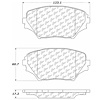 PosiQuiet Ceramic Pads 2001-2005 Toyota RAV4 - image 1