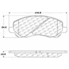 PosiQuiet Ceramic Pads 2013-2014 Chrysler 200 - image 2