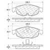 PosiQuiet Ceramic Pads 2001-2006 Chrysler Dodge Sebring Stratus - image 2