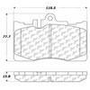 PosiQuiet Ceramic Pads 2001-2006 Lexus LS430 - image 4