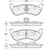 PosiQuiet Ceramic Pads 2002-2005 Ford Mercury Explorer Mountaineer - image 2