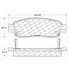 PosiQuiet Ceramic Pads 2002-2016 Buick Cadillac Chevrolet GMC Isuzu Oldsmobile Saab 9-7x Acadia Asce - image 1