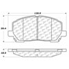 PosiQuiet Ceramic Pads 2001-2007 Toyota Highlander - image 2