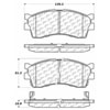 PosiQuiet Ceramic Pads 2001-2005 for Kia Rio Sephia Spectra - image 4