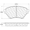 PosiQuiet Ceramic Pads 2001-2005 Mazda Miata - image 1