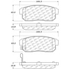 PosiQuiet Ceramic Pads 2000-2006 Infiniti for Nissan G20 I30 I35 Maxima fits Sentra - image 1