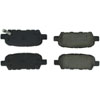 PosiQuiet Ceramic Pads 2002-2015 Infiniti Nissan Suzuki 350Z 370Z EX35 FX35 FX37 FX45 G25 G35 G37 Gr - image 1