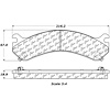 PosiQuiet Ceramic Pads 2001-2010 Chevrolet GMC Sierra 3500 Sierra 3500 HD Silverado 3500 Silverado 3500 HD - image 1