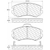 PosiQuiet Ceramic Pads 2002-2013 for Hyundai for Kia Elantra Optima Sonata Soul Sportage Tiburon Tucson - image 1