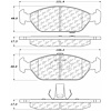 PosiQuiet Ceramic Pads 1993-2000 for Kia Sephia Spectra - image 1