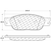 PosiQuiet Ceramic Pads 2003-2005 Jaguar S-Type Vanden Plas XJ8 - image 1