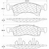 PosiQuiet Ceramic Pads 2002-2006 Ford Lincoln Expedition Navigator - image 1