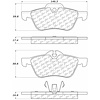 PosiQuiet Ceramic Pads 2002-2008 Mini Cooper - image 1