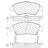 PosiQuiet Ceramic Pads 2003-2011 Honda Civic - image 1