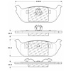 PosiQuiet Ceramic Pads 2003-2005 Lincoln Aviator - image 1