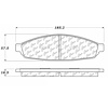 PosiQuiet Ceramic Pads 2003-2005 Lincoln Aviator - image 1