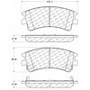 PosiQuiet Ceramic Pads 2003-2005 Mazda 6 - image 1