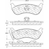 PosiQuiet Ceramic Pads 2003-2007 Jeep Liberty TJ Wrangler - image 1