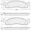 PosiQuiet Ceramic Pads 2003-2008 Dodge Ram 1500 Ram 2500 Ram 3500 Ram 4000 - image 1