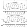 PosiQuiet Ceramic Pads 2003-2016 Chevrolet GMC Express 2500 Express 3500 Express 4500 Savana 2500 Savana 3500 Savana 4500 - image 1