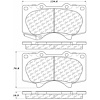 PosiQuiet Ceramic Pads 2000-2015 Lexus Mitsubishi Toyota 4Runner FJ Cruiser GX470 Montero Sequoia Tacoma Tundra - image 1
