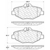 PosiQuiet Ceramic Pads 2004-2009 Mercedes-Benz E320 E350 - image 3