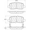 PosiQuiet Ceramic Pads 2004-2016 Buick Chevrolet Pontiac Allure Grand Prix Impala Impala Limited LaCrosse - image 1