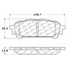 PosiQuiet Ceramic Pads 2003-2008 Saab for Subaru 9-2X Forester Impreza - image 1