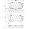 PosiQuiet Ceramic Pads 2004-2011 Mazda RX-8 - image 1