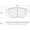 PosiQuiet Ceramic Pads 2004-2011 Mazda RX-8 - image 1