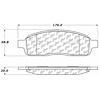 PosiQuiet Ceramic Pads 2004-2008 Ford Lincoln F-150 Mark LT - image 1