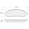 PosiQuiet Ceramic Pads 2004-2007 Ford Mercury Freestar Monterey - image 1