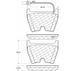 PosiQuiet Ceramic Pads 2003-2016 Audi Lamborghini Gallardo R8 RS4 RS5 RS6 - image 1