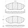 PosiQuiet Ceramic Pads 2004-2009 Chevrolet Suzuki Epica Verona - image 1