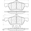 PosiQuiet Ceramic Pads 2008-2012 Ford Mazda Mercury Escape Mariner Tribute - image 1
