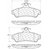 PosiQuiet Ceramic Pads 2004-2004 Pontiac GTO - image 1