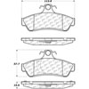 PosiQuiet Ceramic Pads 2005-2006 Pontiac GTO - image 1