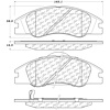 PosiQuiet Ceramic Pads 2004-2009 for Kia Spectra Spectra5 - image 1