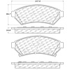 PosiQuiet Ceramic Pads 2005-2009 Buick Chevrolet Pontiac Saturn Allure Grand Prix LaCrosse Montana Relay Terraza Uplander - image 1