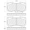 PosiQuiet Ceramic Pads 2006-2010 Hummer H3 H3T - image 1