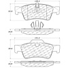 PosiQuiet Ceramic Pads 2005-2014 Mercedes-Benz G55 AMG G63 AMG GL320 GL350 GL450 GL550 ML320 ML350 M - image 1