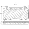 PosiQuiet Ceramic Pads 2006-2011 Chrysler Dodge Jeep 300 Challenger Charger Grand Cherokee Magnum - image 1