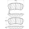 PosiQuiet Ceramic Pads 2016-2016 for Hyundai Tucson Fuel Cell - image 1