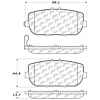 PosiQuiet Ceramic Pads 2006-2016 Mazda MX-5 Miata - image 1
