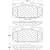PosiQuiet Ceramic Pads 2006-2007 for Subaru Impreza - image 1