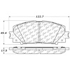 PosiQuiet Ceramic Pads 2006-2015 Toyota Yaris - image 1