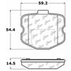 PosiQuiet Ceramic Pads 2006-2013 Chevrolet Corvette - image 1